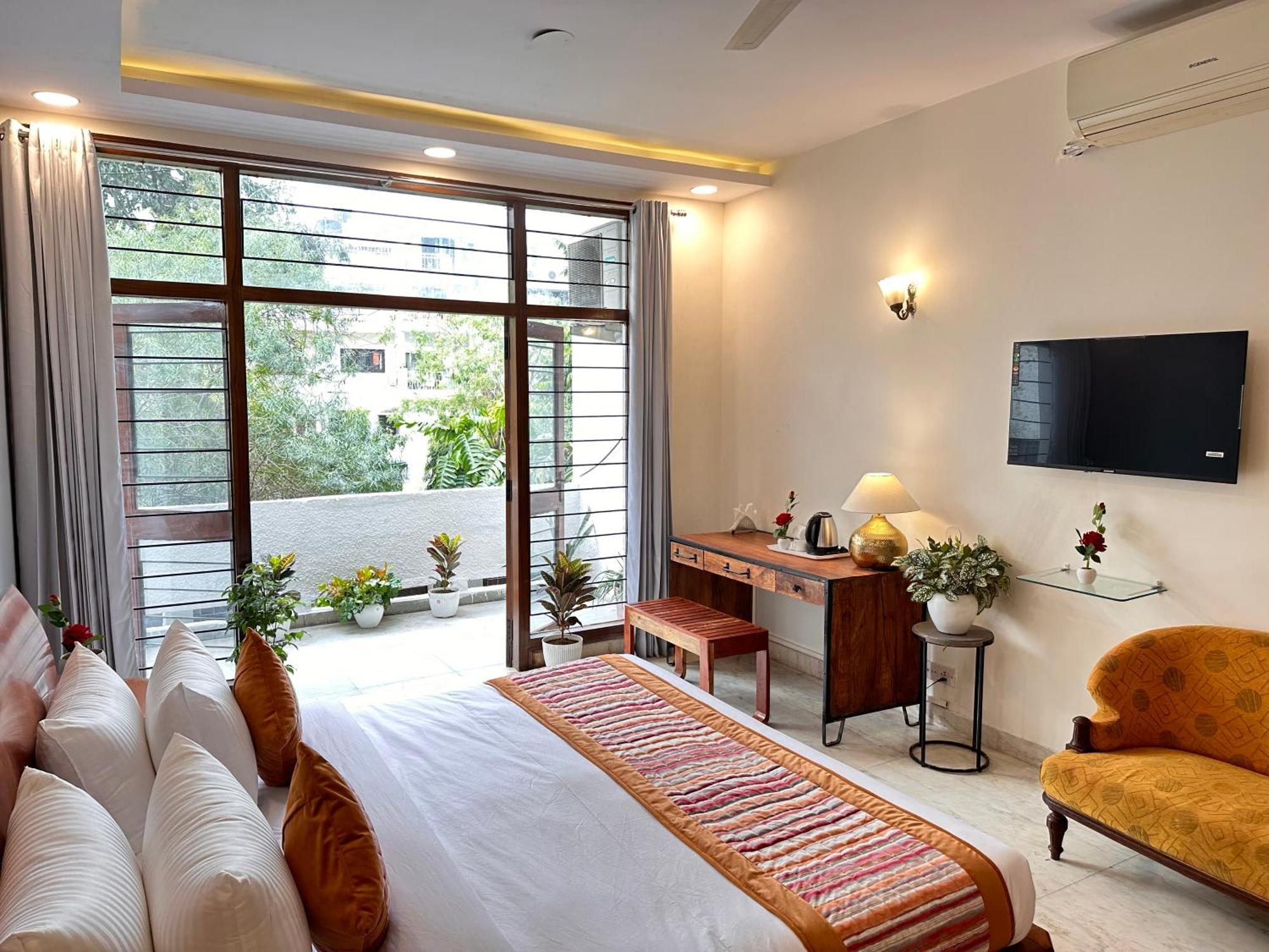 Отель Grove Residency Hauz Khas New Delhi Couple Friendly Экстерьер фото